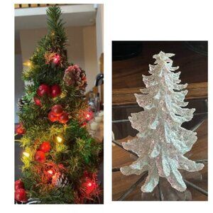 Vintage Tabletop Christmas Trees (2)